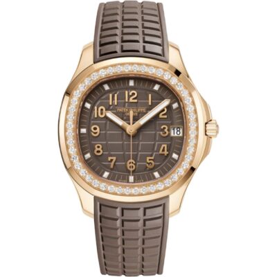 Patek Philippe Aquanaut Luce 38.8mm 5268/200R-010 Rose Gold Taupe Dial