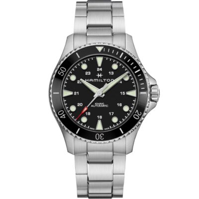 Hamilton Khaki Navy Scuba Auto H82515130 Stainless Steel Black Dial