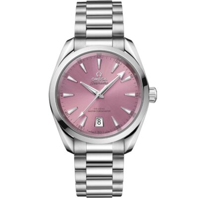 Omega Seamaster Aqua Terra Shades 220.10.38.20.10.005 Stainless Steel Pink Dial