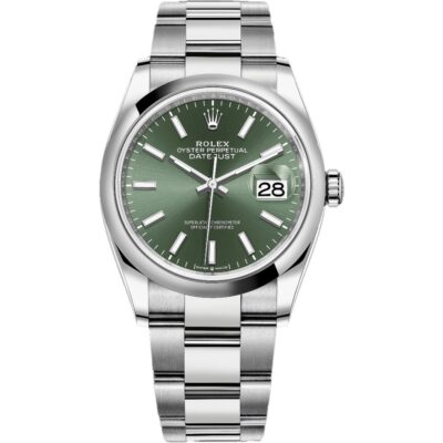 Rolex Datejust 36 126200-0024 Stainless Steel Green Dial