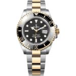 Rolex Sea-Dweller 126603-0001 stainless steel yellow gold watch with black dial