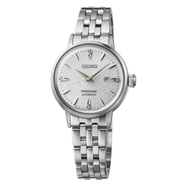 Seiko Presage Cocktail Time Hot Buttered Rum SRE017J1 Stainless Steel White Dial