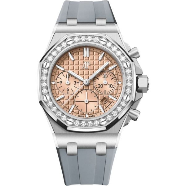 Audemars Piguet Royal Oak Offshore 26231ST.ZZ.A178CA.01 Stainless Steel Salmon Dial Diamond Bezel