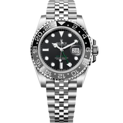 Rolex GMT-Master II 126710GRNR Bruce Wayne Jubilee Front View