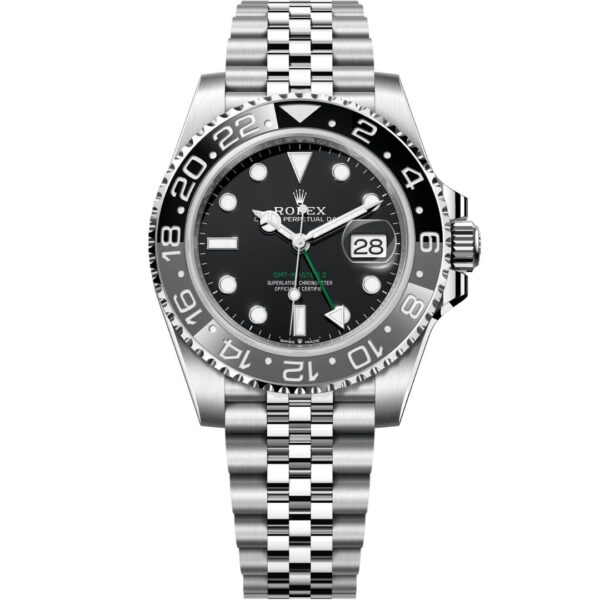 Rolex GMT-Master II 126710GRNR Bruce Wayne Jubilee Front View