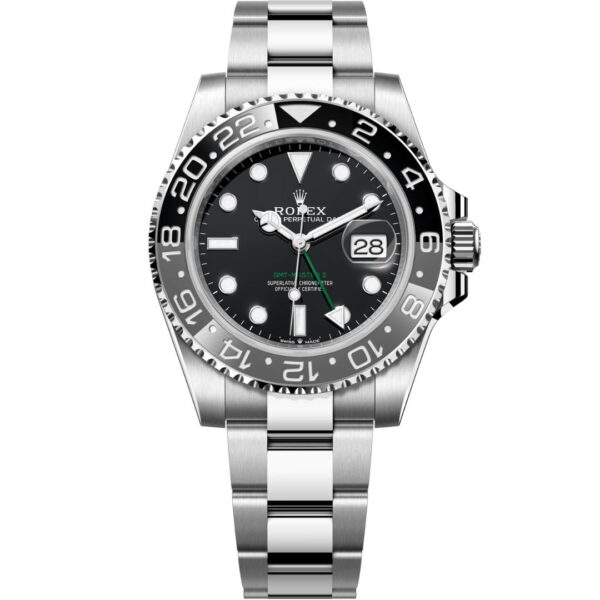 Rolex GMT-Master II 126710GRNR Bruce Wayne Oyster Front View