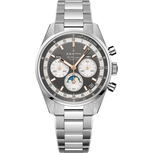 Zenith Chronomaster Original 03.3400.3610/39.M3200 in steel with grey dial