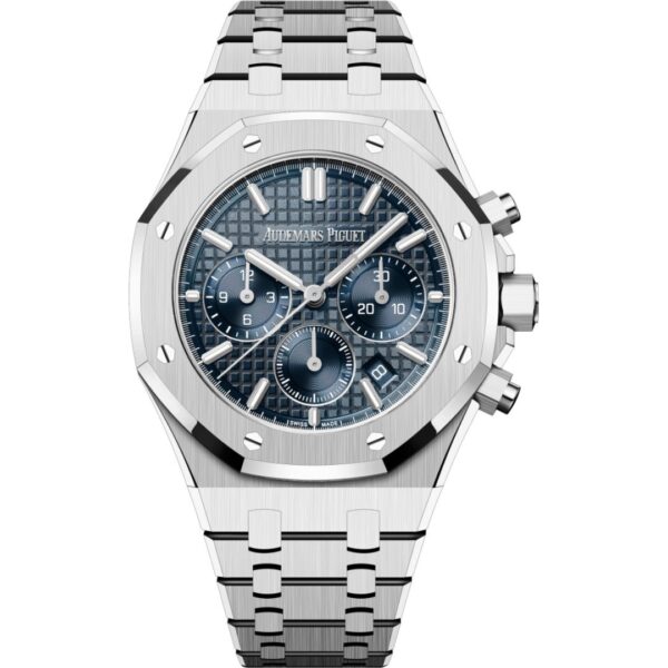Audemars Piguet Royal Oak Chronograph 26715ST.OO.1356ST.01 in steel with blue dial