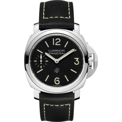 Panerai Luminor Logo PAM01084 in steel with black dial
