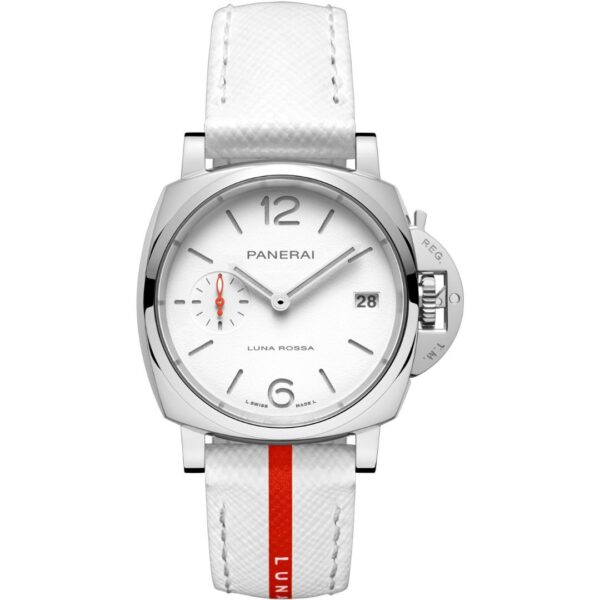 pam01378-main Panerai Luminor Due Luna Rossa PAM01378 in steel with white dial