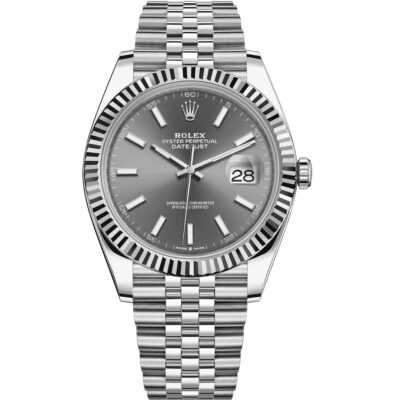 Rolex Datejust 41 126334 in steel jubilee bracelet with slate dial