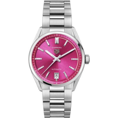 Tag Heuer Carrera Date WBN2313.BA0001 in steel pink dial